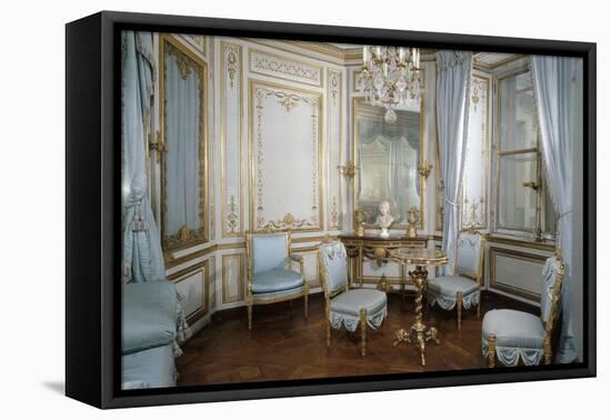 Vue intérieure No.2: Cabinets Intérieurs de la Reine, état de 1781, époque de Marie-Antoinette-Richard Mique-Framed Stretched Canvas