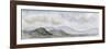 Vue panoramique d'une plaine avec des montagnes dans le lointain ; entre Brive et Souillac-Eugene Delacroix-Framed Giclee Print