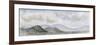 Vue panoramique d'une plaine avec des montagnes dans le lointain ; entre Brive et Souillac-Eugene Delacroix-Framed Premium Giclee Print