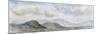 Vue panoramique d'une plaine avec des montagnes dans le lointain ; entre Brive et Souillac-Eugene Delacroix-Mounted Giclee Print