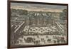 Vue perspective du château de Vaux le Vicomte du costé de l'entrée-null-Framed Giclee Print