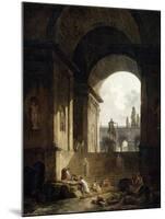 Vue pittoresque du Capitole-Hubert Robert-Mounted Giclee Print