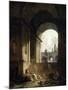 Vue pittoresque du Capitole-Hubert Robert-Mounted Giclee Print