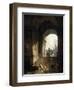 Vue pittoresque du Capitole-Hubert Robert-Framed Giclee Print