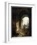 Vue pittoresque du Capitole-Hubert Robert-Framed Giclee Print