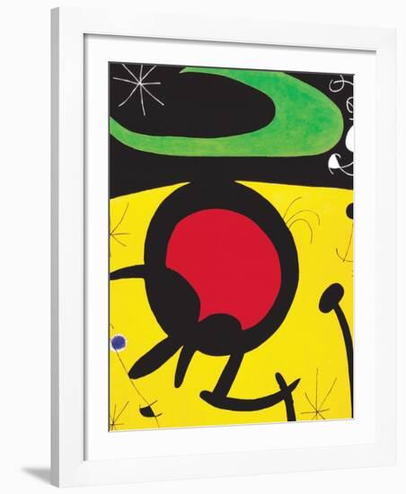 Vuelo de Pajaros-Joan Miro-Framed Art Print