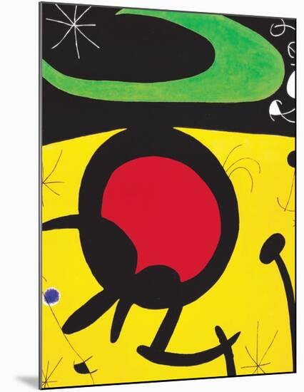 Vuelo de Pajaros-Joan Miro-Mounted Art Print