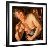 Vulcan, 1615-Hendrik Goltzius-Framed Giclee Print