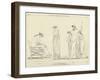 Vulcan and Chares Receiving Thetis-John Flaxman-Framed Giclee Print