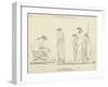 Vulcan and Chares Receiving Thetis-John Flaxman-Framed Giclee Print