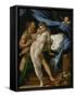Vulcan and Maia, 1575-1580; from the collection of Emperor Rudolf II-Bartholomaeus Spranger-Framed Stretched Canvas