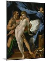 Vulcan and Maia, 1575-1580; from the collection of Emperor Rudolf II-Bartholomaeus Spranger-Mounted Giclee Print