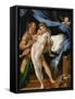 Vulcan and Maia, Ca 1585-Bartholomeus Spranger-Framed Stretched Canvas