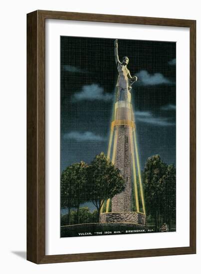 Vulcan Monument, Birmingham, Alabama-null-Framed Art Print