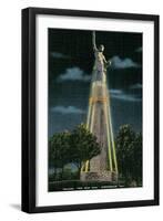 Vulcan Monument, Birmingham, Alabama-null-Framed Art Print