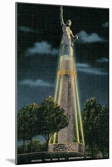 Vulcan Monument, Birmingham, Alabama-null-Mounted Art Print