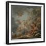 Vulcan Presenting Arms to Venus for Aeneas, 1756 (Oil on Canvas)-Francois Boucher-Framed Giclee Print