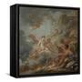 Vulcan Presenting Arms to Venus for Aeneas, 1756 (Oil on Canvas)-Francois Boucher-Framed Stretched Canvas
