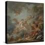 Vulcan Presenting Arms to Venus for Aeneas, 1756 (Oil on Canvas)-Francois Boucher-Stretched Canvas