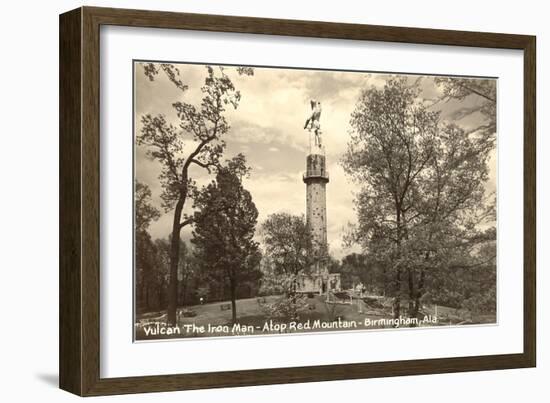 Vulcan Statue, Birmingham, Alabama-null-Framed Art Print