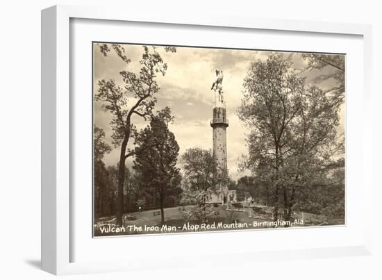 Vulcan Statue, Birmingham, Alabama-null-Framed Art Print