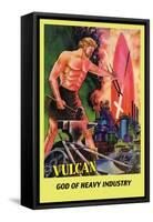 Vulcan-Frank R. Paul-Framed Stretched Canvas