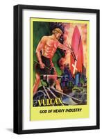 Vulcan-Frank R. Paul-Framed Art Print