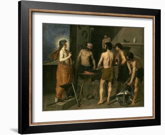 Vulcans Forge, 1630-Diego Velazquez-Framed Giclee Print