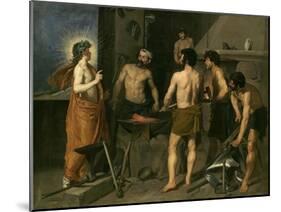 Vulcans Forge, 1630-Diego Velazquez-Mounted Giclee Print
