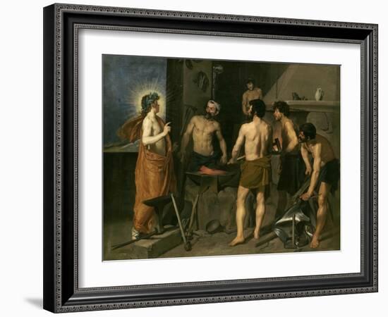 Vulcans Forge, 1630-Diego Velazquez-Framed Giclee Print