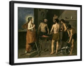 Vulcans Forge, 1630-Diego Velazquez-Framed Giclee Print