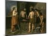 Vulcans Forge, 1630-Diego Velazquez-Mounted Premium Giclee Print