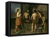 Vulcans Forge, 1630-Diego Velazquez-Framed Stretched Canvas