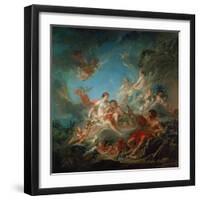 Vulkan Ueberreicht Venus Die Waffen Fuer Aeneas-Francois Boucher-Framed Giclee Print