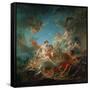 Vulkan Ueberreicht Venus Die Waffen Fuer Aeneas-Francois Boucher-Framed Stretched Canvas