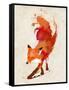 Vulpes Vulpes-Robert Farkas-Framed Stretched Canvas