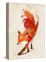 Vulpes Vulpes-Robert Farkas-Stretched Canvas