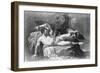 Vulture Attacking Prometheus-null-Framed Giclee Print