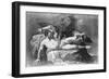 Vulture Attacking Prometheus-null-Framed Giclee Print