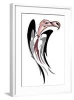 Vulture banker-Neale Osborne-Framed Giclee Print