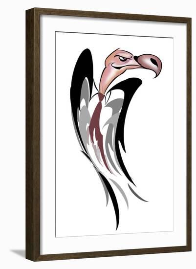 Vulture banker-Neale Osborne-Framed Giclee Print