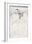 Vulture, sketch, 7 (pen on paper)-Ralph Steadman-Framed Giclee Print