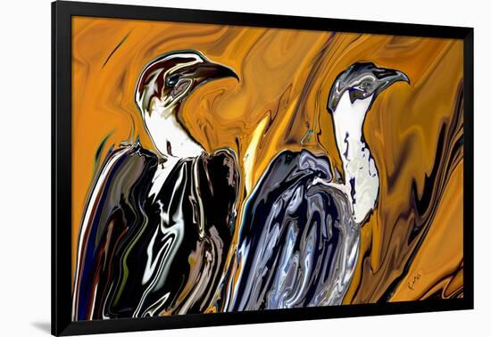 Vulture-Rabi Khan-Framed Art Print