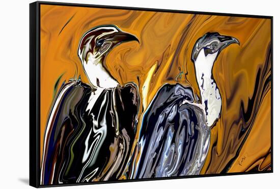 Vulture-Rabi Khan-Framed Stretched Canvas