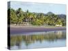 Vultures on the Beach at Playa Sihuapilapa, Pacific Coast, El Salvador, Central America-Christian Kober-Stretched Canvas