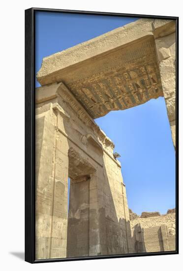 Vultures Painted on a Lintel, Temple of Haroeris and Sobek, Kom Ombo, Egypt,North Africa, Africa-Richard Maschmeyer-Framed Photographic Print