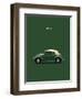 VW Beetle Green 53-Mark Rogan-Framed Art Print