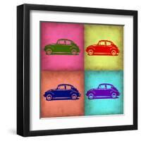 VW Beetle Pop Art 1-NaxArt-Framed Art Print