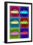 VW Beetle Pop Art 2-NaxArt-Framed Art Print