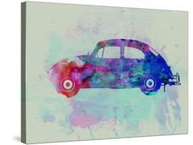 VW Beetle Watercolor 1-NaxArt-Stretched Canvas